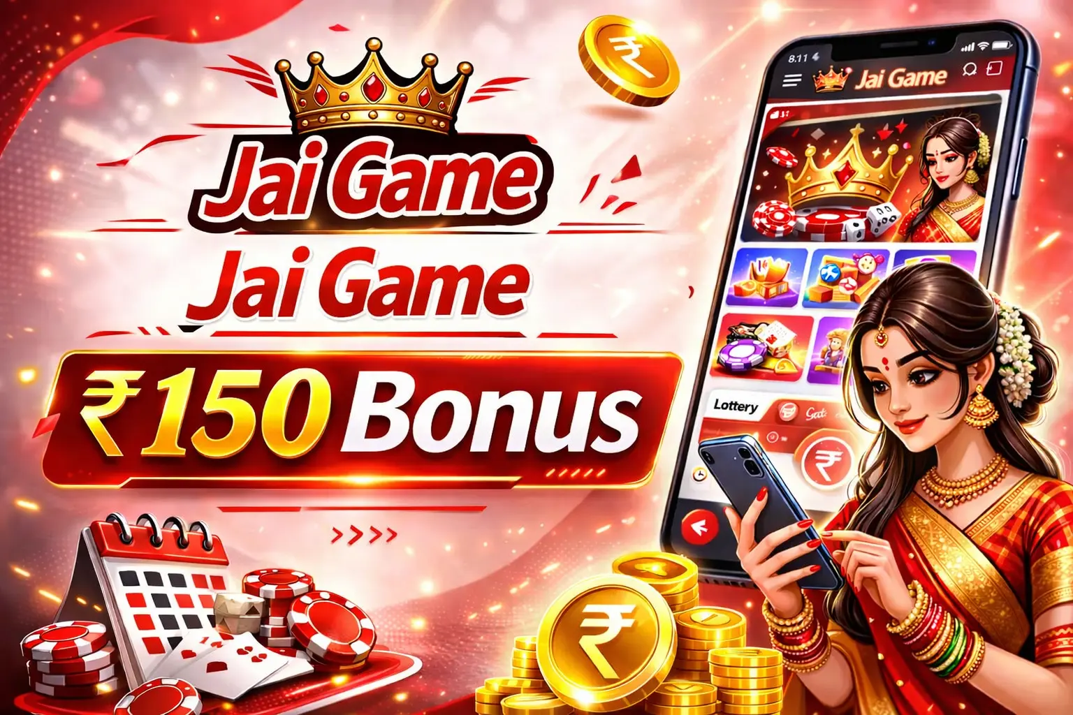 Jai Club Register completion screen showing ₹150 welcome bonus and account activation for Indian players 2026